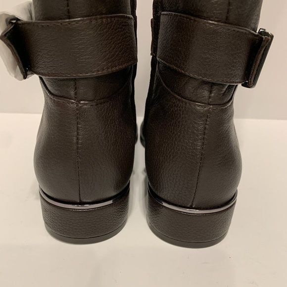 Kenneth Cole Braden Buckle Chocolate Boots - Picture 5 of 9